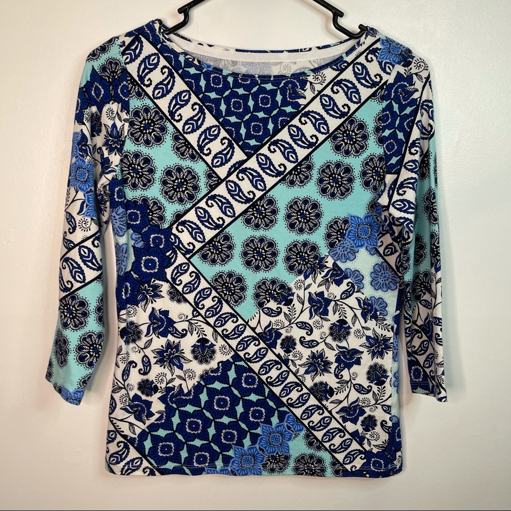 Multicolored Talbots Top - image 1